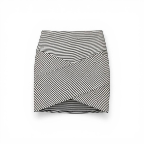 Forever 21 Dresses & Skirts - Forever 21 Dukes of Dallas Black & White Striped Mini Pencil Skirt NWT, Size M
